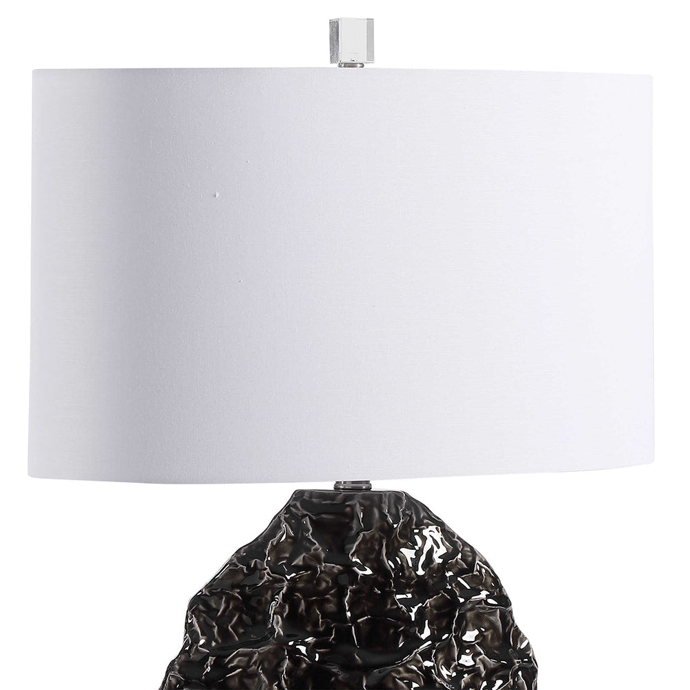 Wrinkle Table Lamp Black - 28418-1