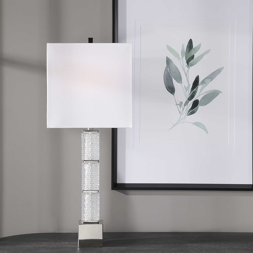 Dunmore Table Lamp Polished Nickel - 28424-1