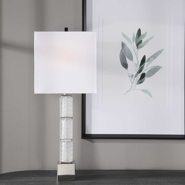 Dunmore Table Lamp Polished Nickel - 28424-1