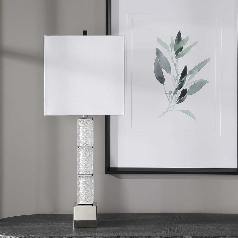 Dunmore Table Lamp Polished Nickel - 28424-1