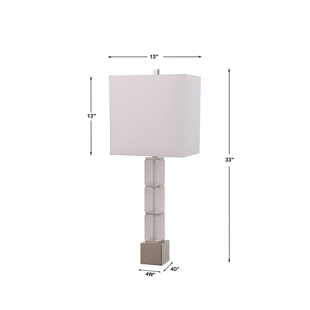 Dunmore Table Lamp Polished Nickel - 28424-1