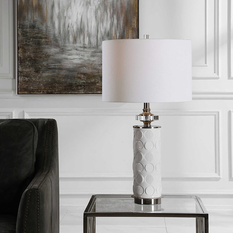 Calia Table Lamp White - 28428-1