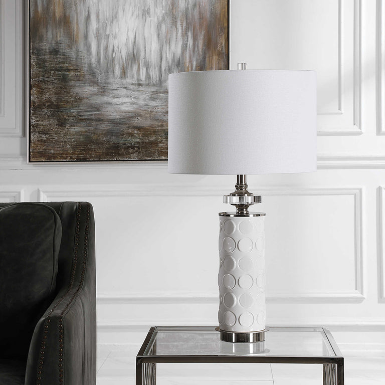 Calia Table Lamp White - 28428-1