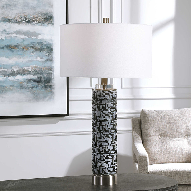 Kramer Table Lamp Smoked Grey - 28432