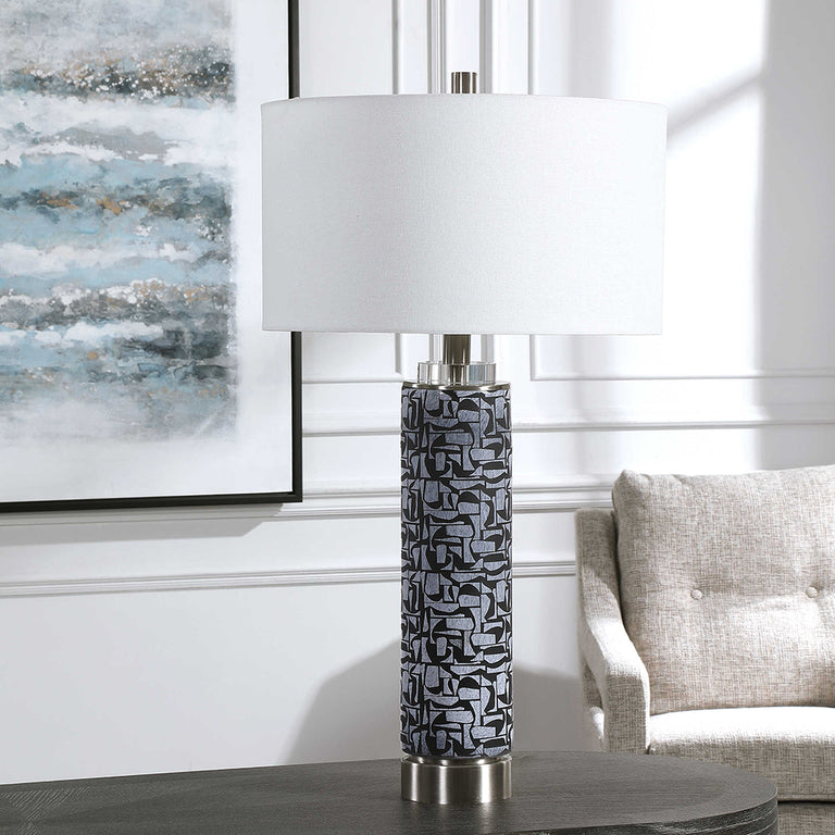 Kramer Table Lamp Smoked Grey - 28432
