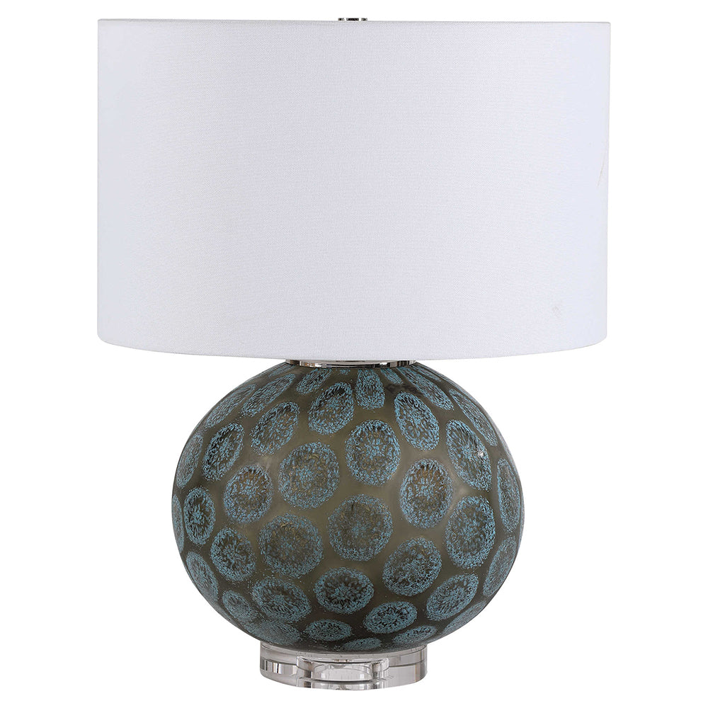Agate Slice Table Lamp Charcoal - 28434-1