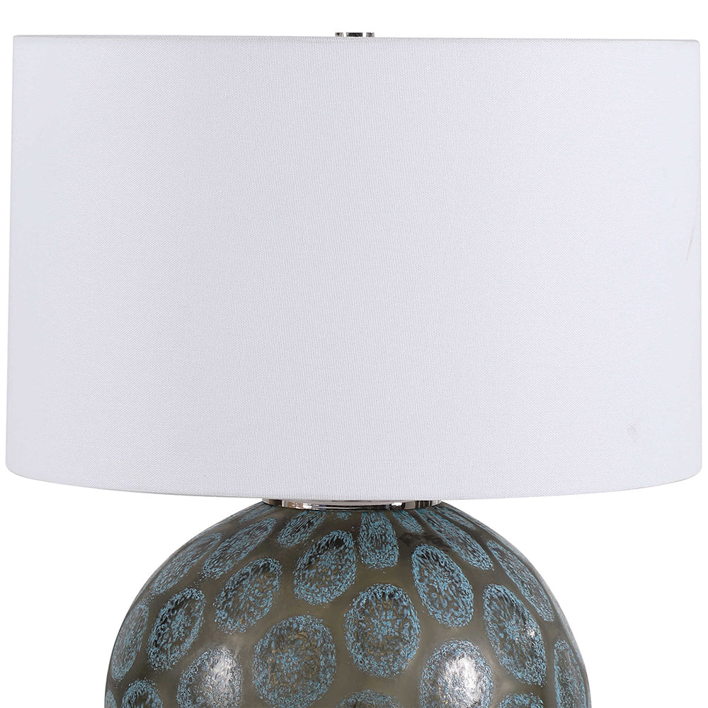 Agate Slice Table Lamp Charcoal - 28434-1
