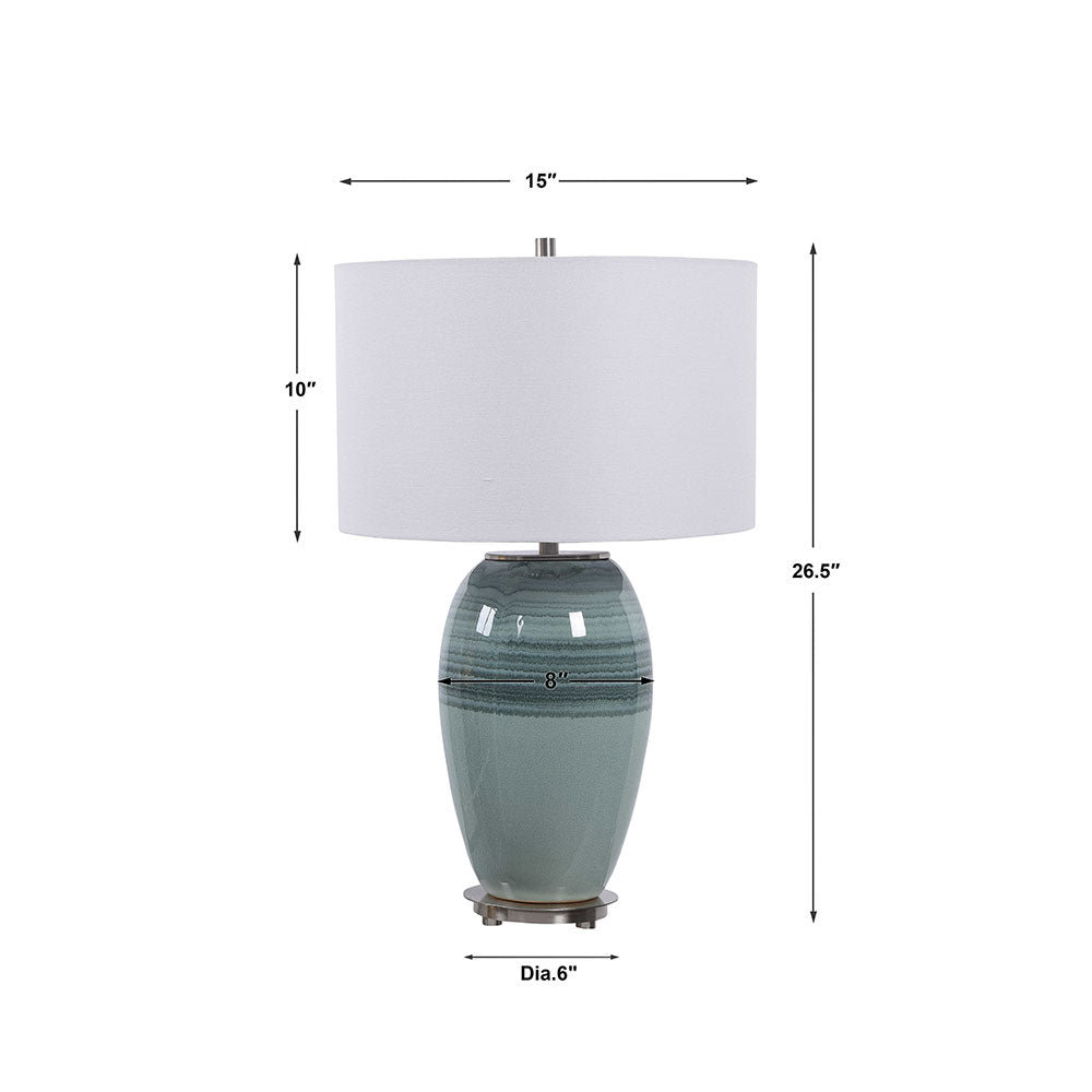 Caicos Table Lamp Aqua - 28437-1