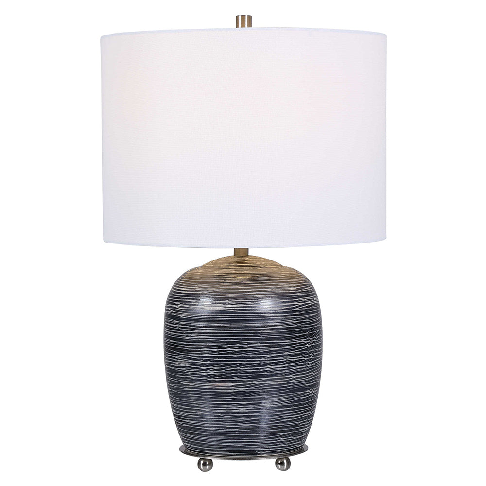 Transpose Table Lamp Satin Black - 28444-1