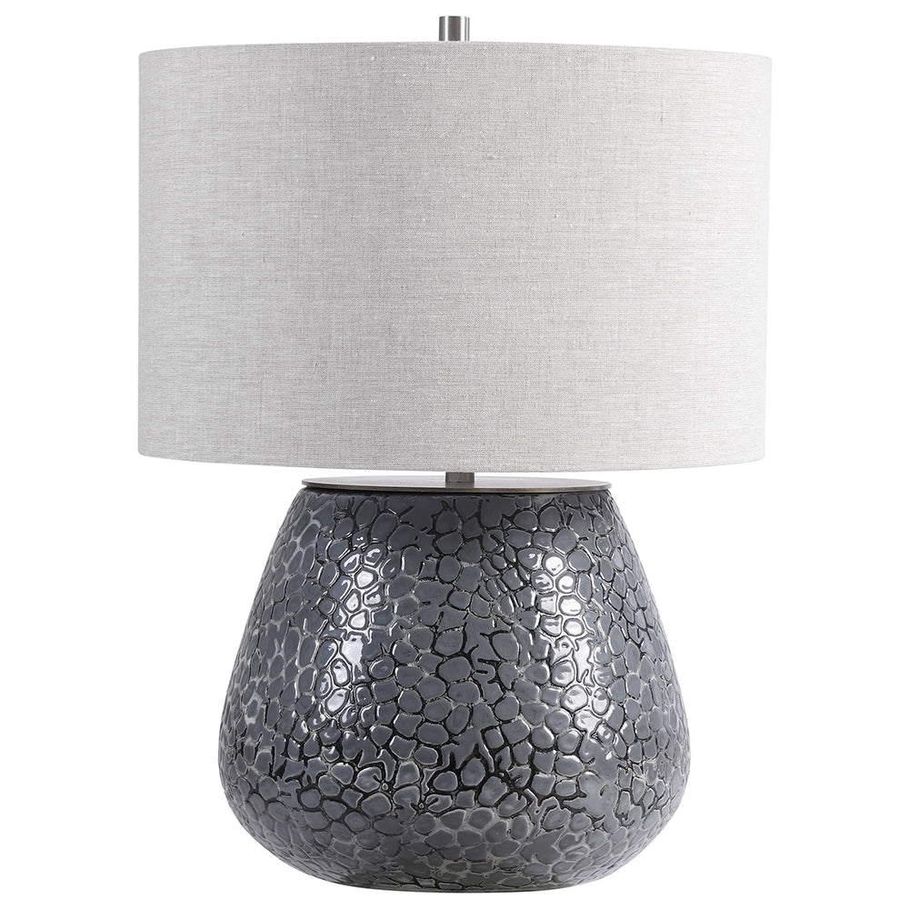 Pebbles Table Lamp Charcoal - 28445-1
