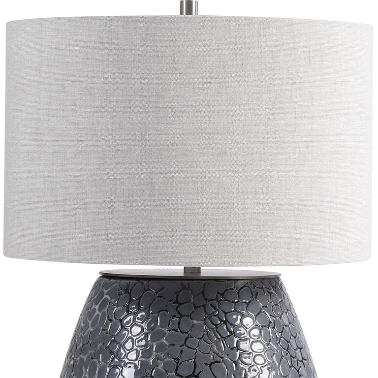 Pebbles Table Lamp Charcoal - 28445-1