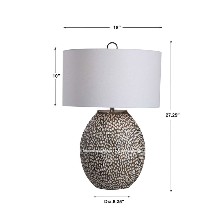Cyprien Table Lamp Rustic Grey - 28448-1