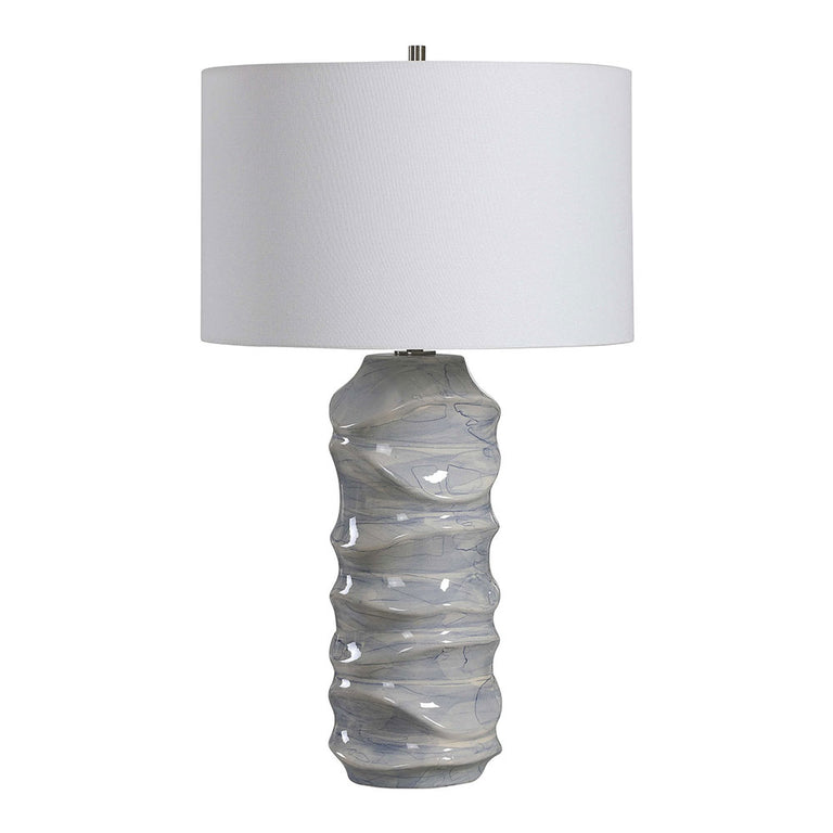 Waves Table Lamp Cobalt Blue - 28467