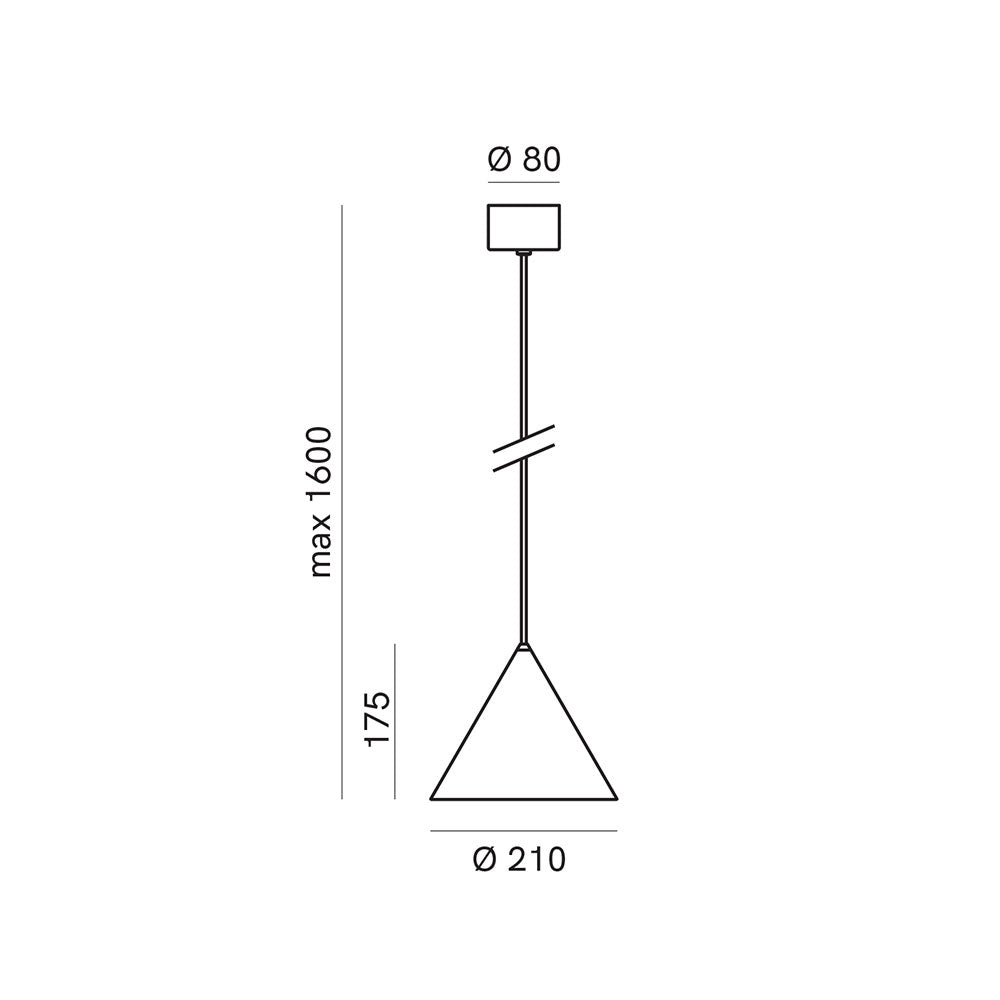 Cone Small Pendant Morocco - 286.01.MM