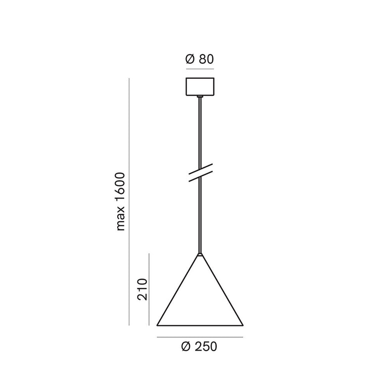 Cone Medium Pendant Morocco - 286.02.MM