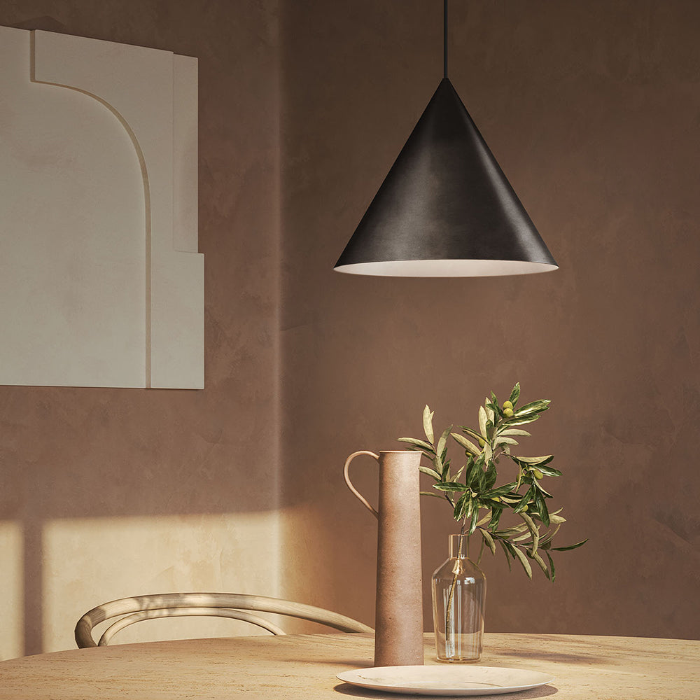 Cone Large Pendant Grafene - 286.03.EE