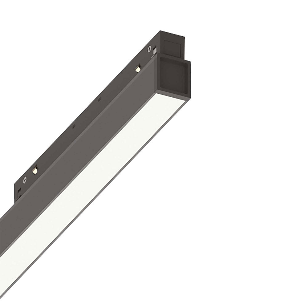 Ego Wide Magnetic 26W LED Dali Dimmable Track Light Black / Warm White - 286532