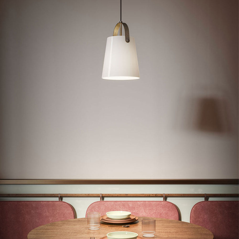 Bell 1 Light Pendant Antique Brass - 287.01.OOB