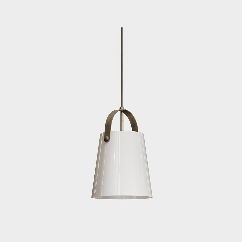 Bell 1 Light Pendant Antique Brass - 287.01.OOB
