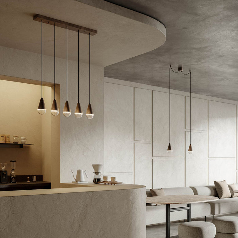 Dew 5 Light Linear Pendant Light - 289.11.FFT
