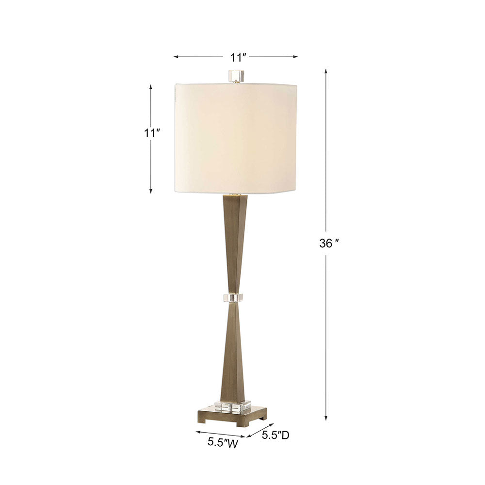 Niccolai Buffet Lamp Brushed Brass - 29618-1