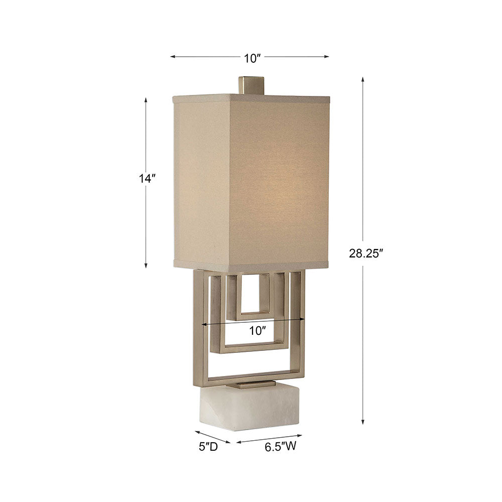Medora Accent Lamp Brushed Nickel - 29629-1
