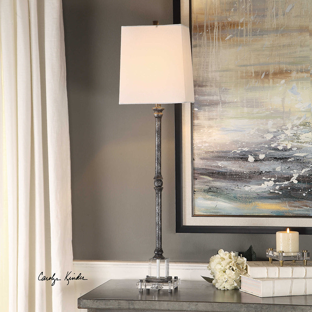 Teala Buffet Lamp Aged Black - 29638-1