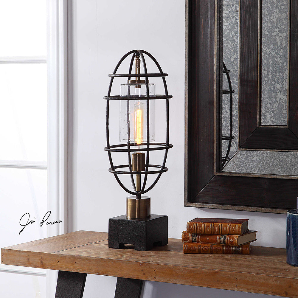 Newton Accent Lamp Antique Brass - 29645-1