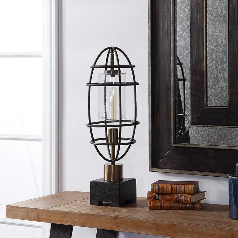 Newton Accent Lamp Antique Brass - 29645-1