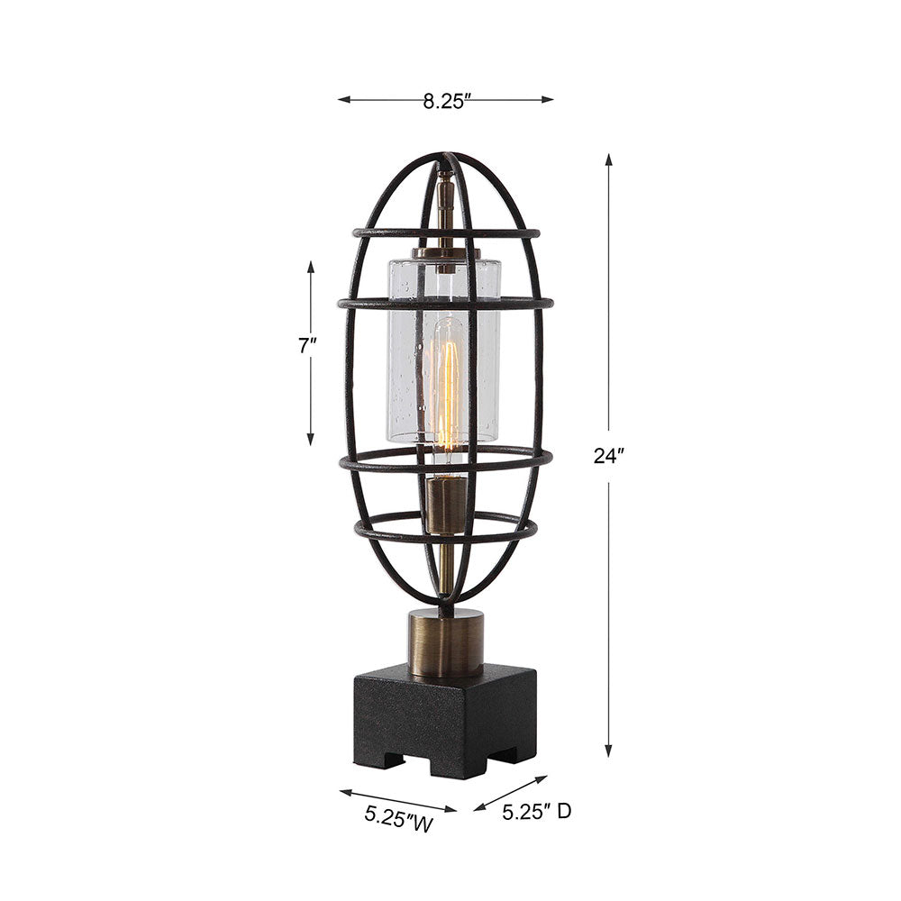 Newton Accent Lamp Antique Brass - 29645-1