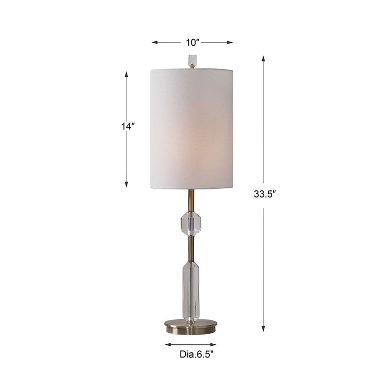 Margo Buffet Lamp Antique Brass - 29672-1