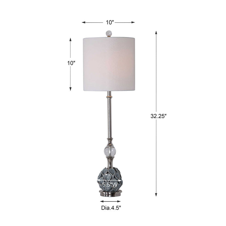 Elody Buffet Lamp Blue Grey - 29674-1