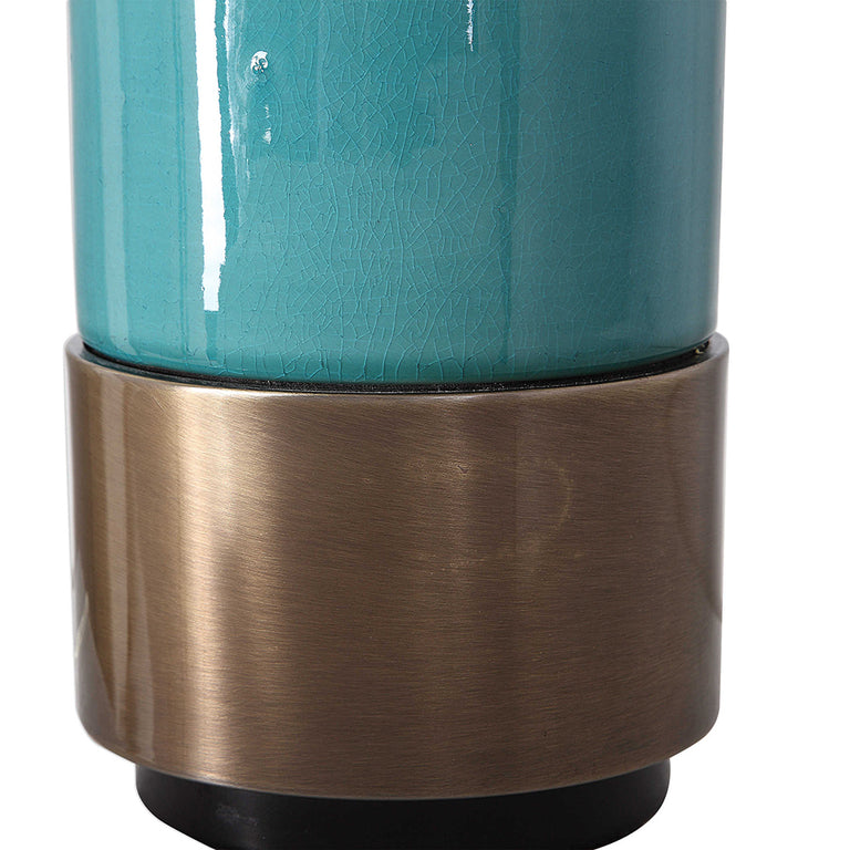 Rema Table Lamp Antique Turquoise - 29685-1