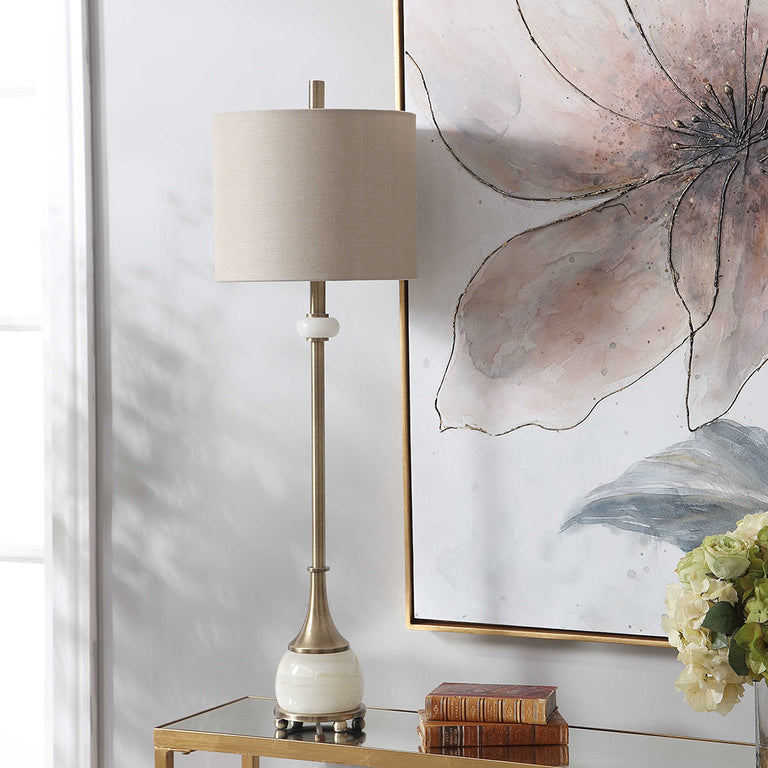 Natania Buffet Lamp Antique Brass - 29687-1