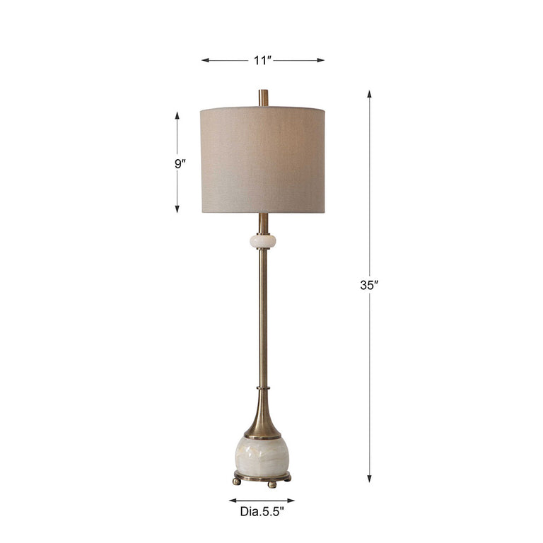 Natania Buffet Lamp Antique Brass - 29687-1