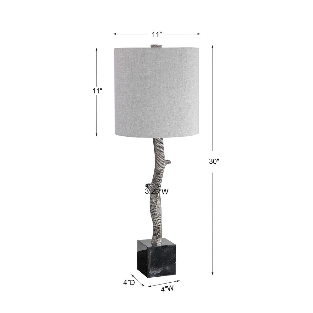 Iver Buffet Lamp Antique Silver - 29694-1