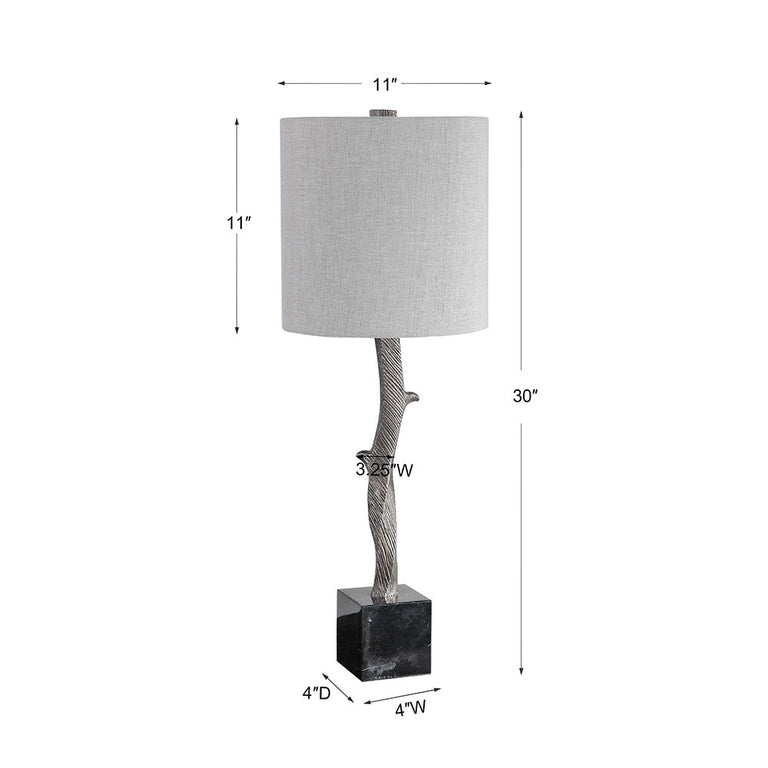 Iver Buffet Lamp Antique Silver - 29694-1