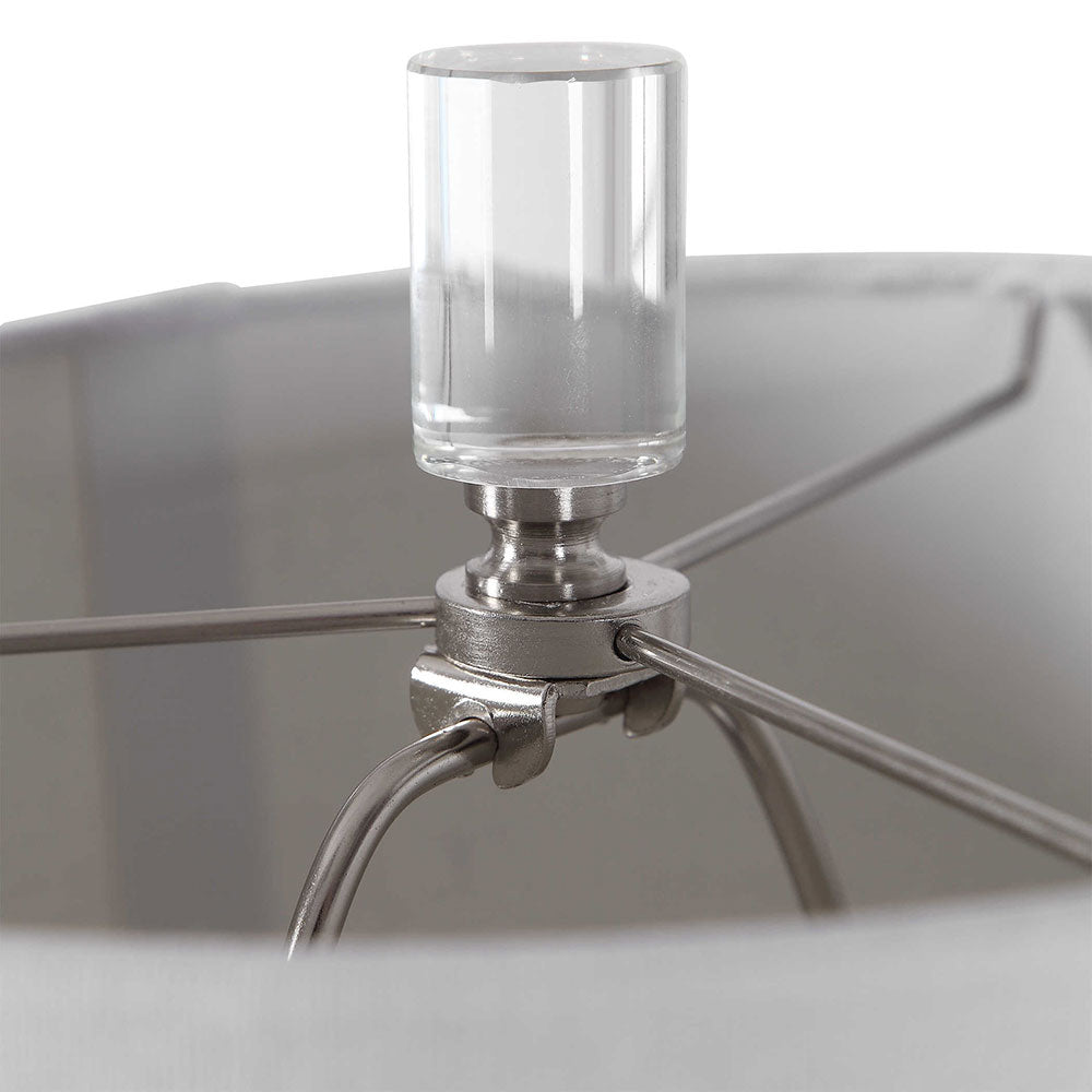 Azaria Buffet Lamp Polished Nickel - 29734-1