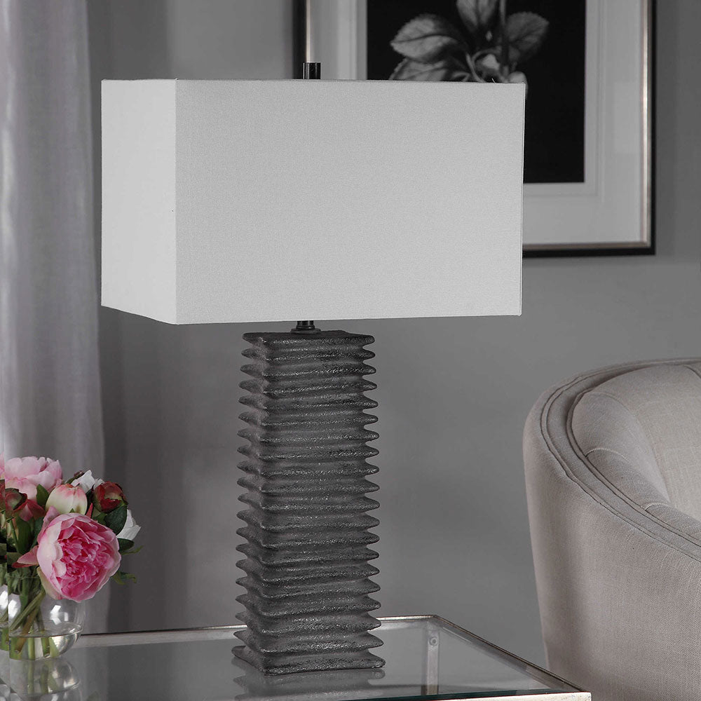 Sanderson Table Lamp Charcoal - 29737