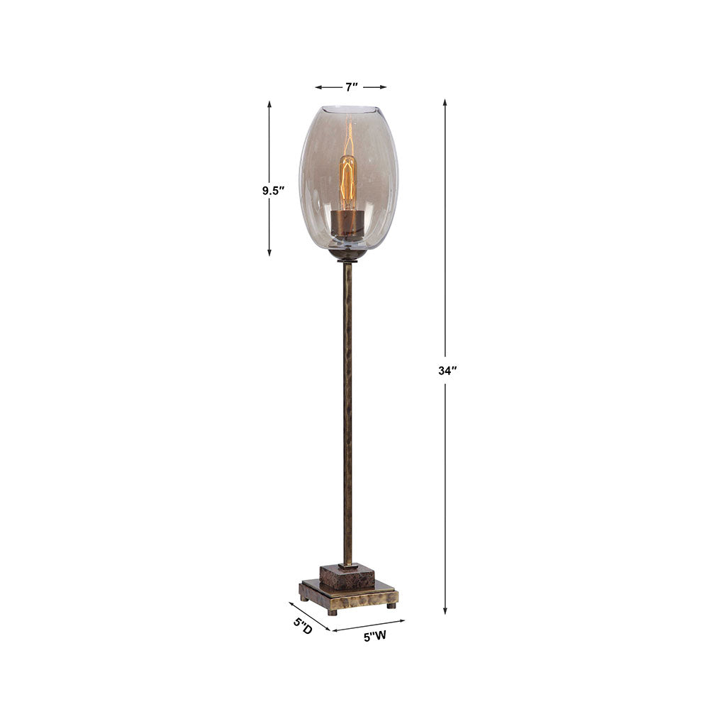 Marconi Buffet Table Lamp Brushed Brass - 29777-1