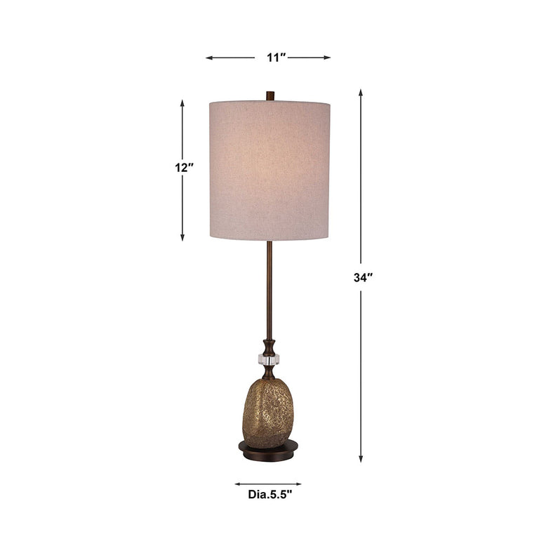 Aurum Buffet Table Lamp Dark Bronze - 29786-1