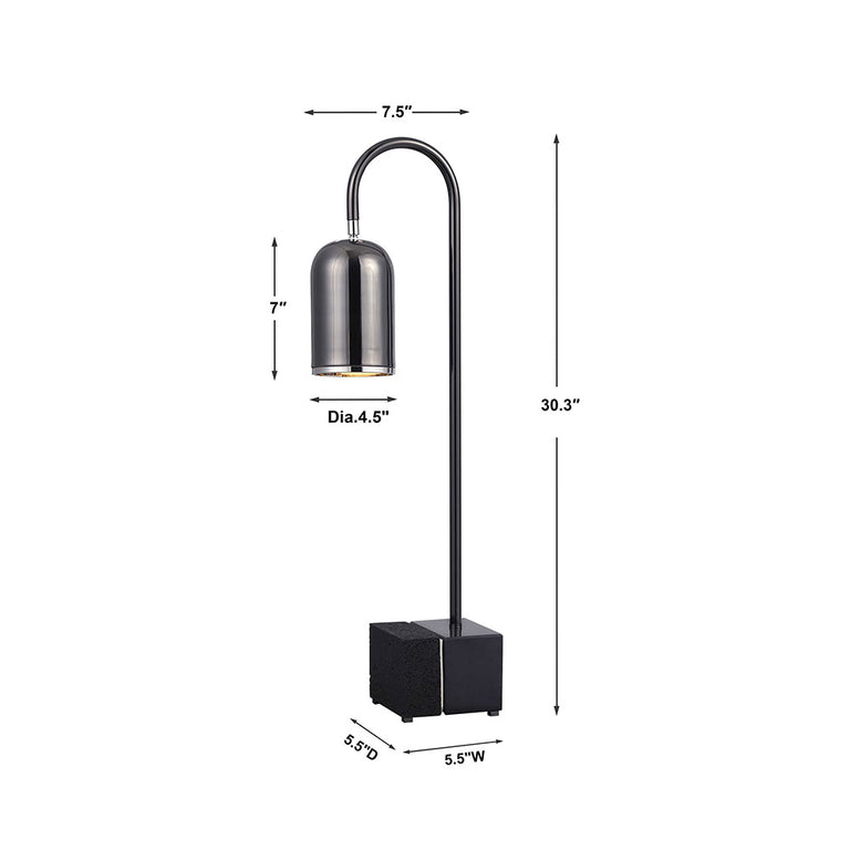 Umbra Desk Lamp Polished Nickel - 29790-1