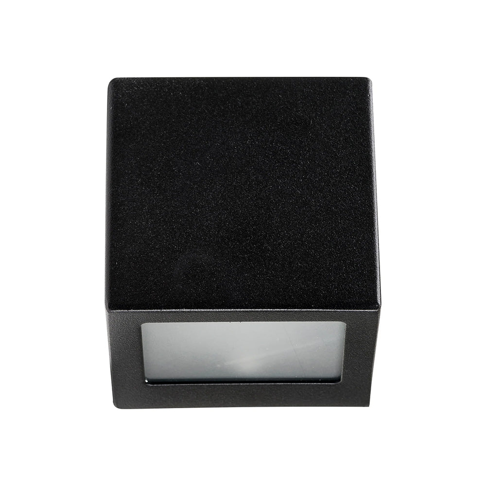 Taper 1.5W 12V DC G4 LED Cool White Mini Step Light Matt Black - HV3608C-BLK