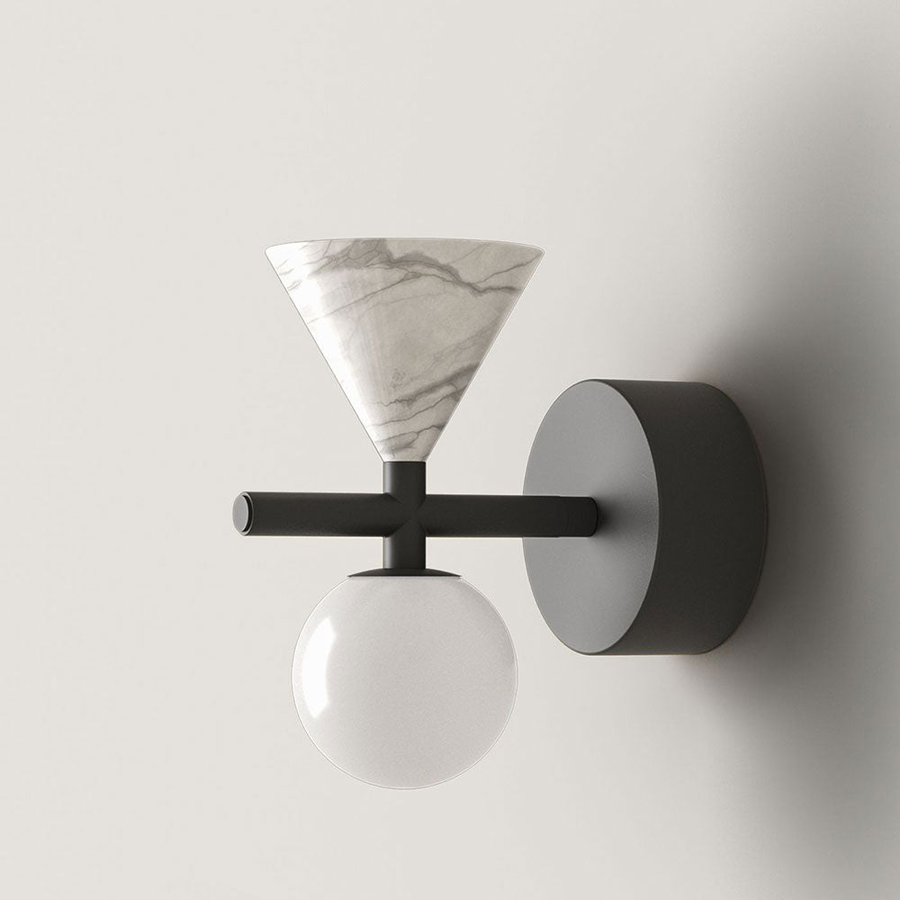 Oneta LED Wall Light Matt Black / Matt White - ARO.A1299/NEG