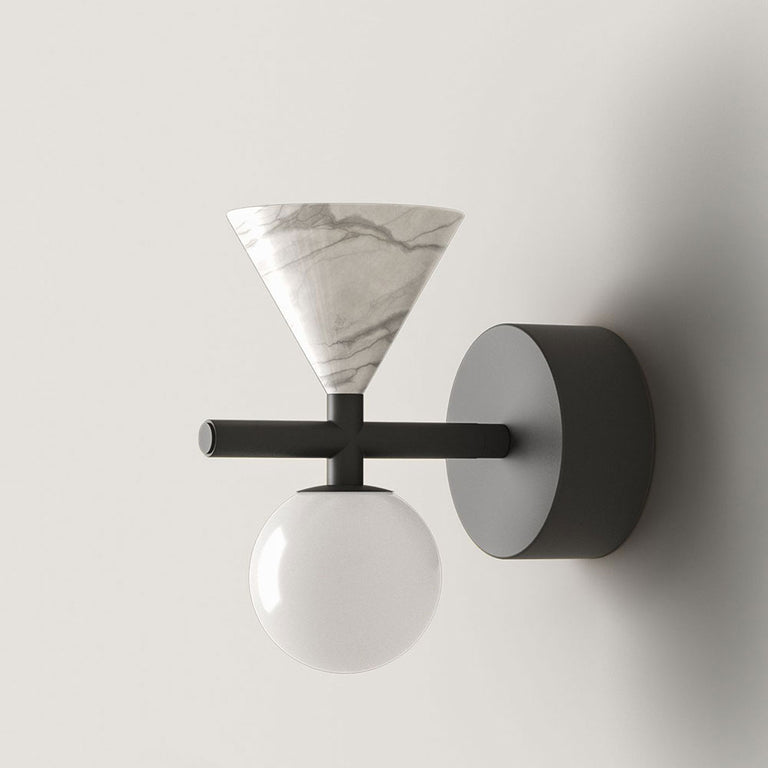 Oneta LED Wall Light Matt Black / Matt White - ARO.A1299/NEG