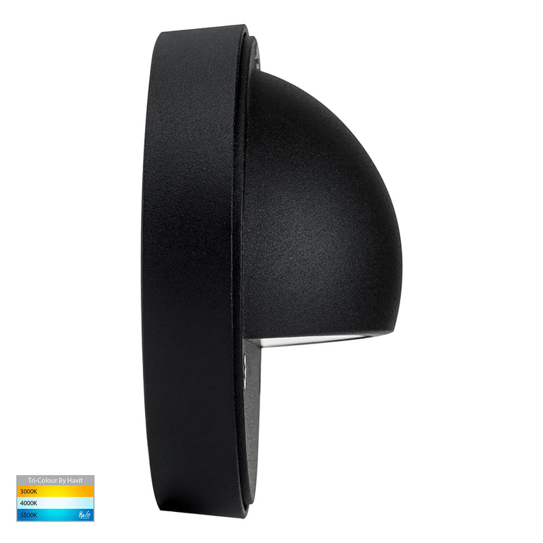 Pinta 2.3W CCT 12V DC LED Eyelid Step Light Black - HV2924T