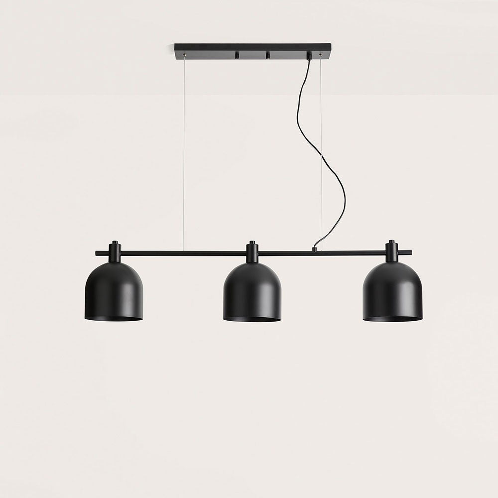 Luca 3 Light Pendant Matt Black - ARO.C1239/3