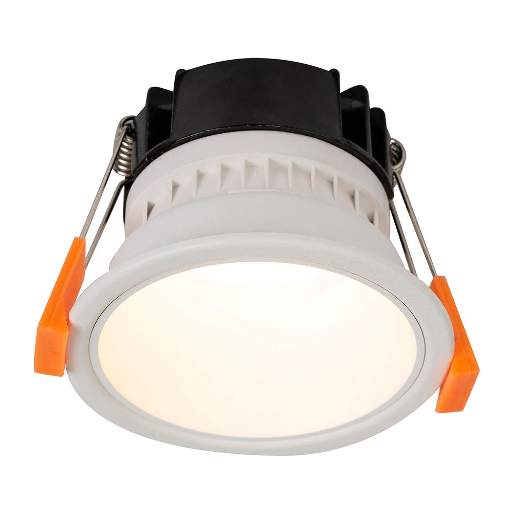 Gleam 9W 240V LED 82mm Downlight White & White / Warm - HV5529D2W-WW