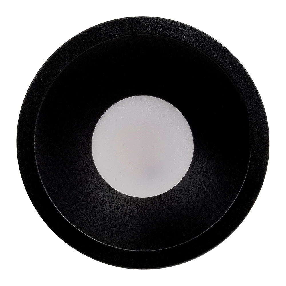 Gleam 9W 240V LED 100mm Downlight Black / Warm - HV5528D2W-BLK