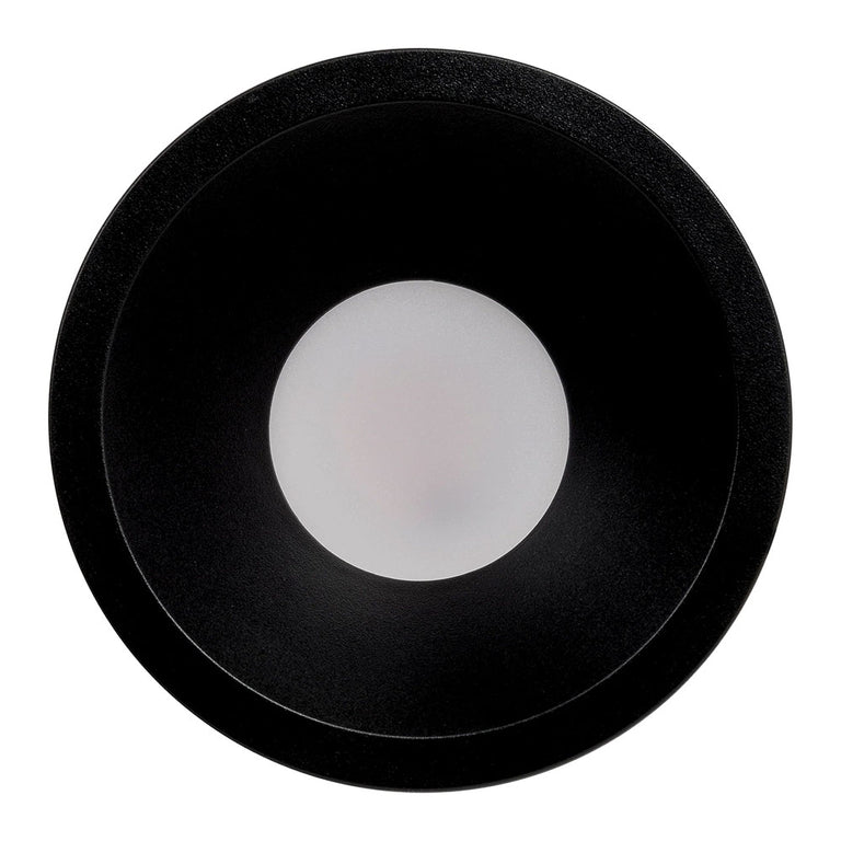 Gleam 9W 240V LED 100mm Downlight Black / Warm - HV5528D2W-BLK